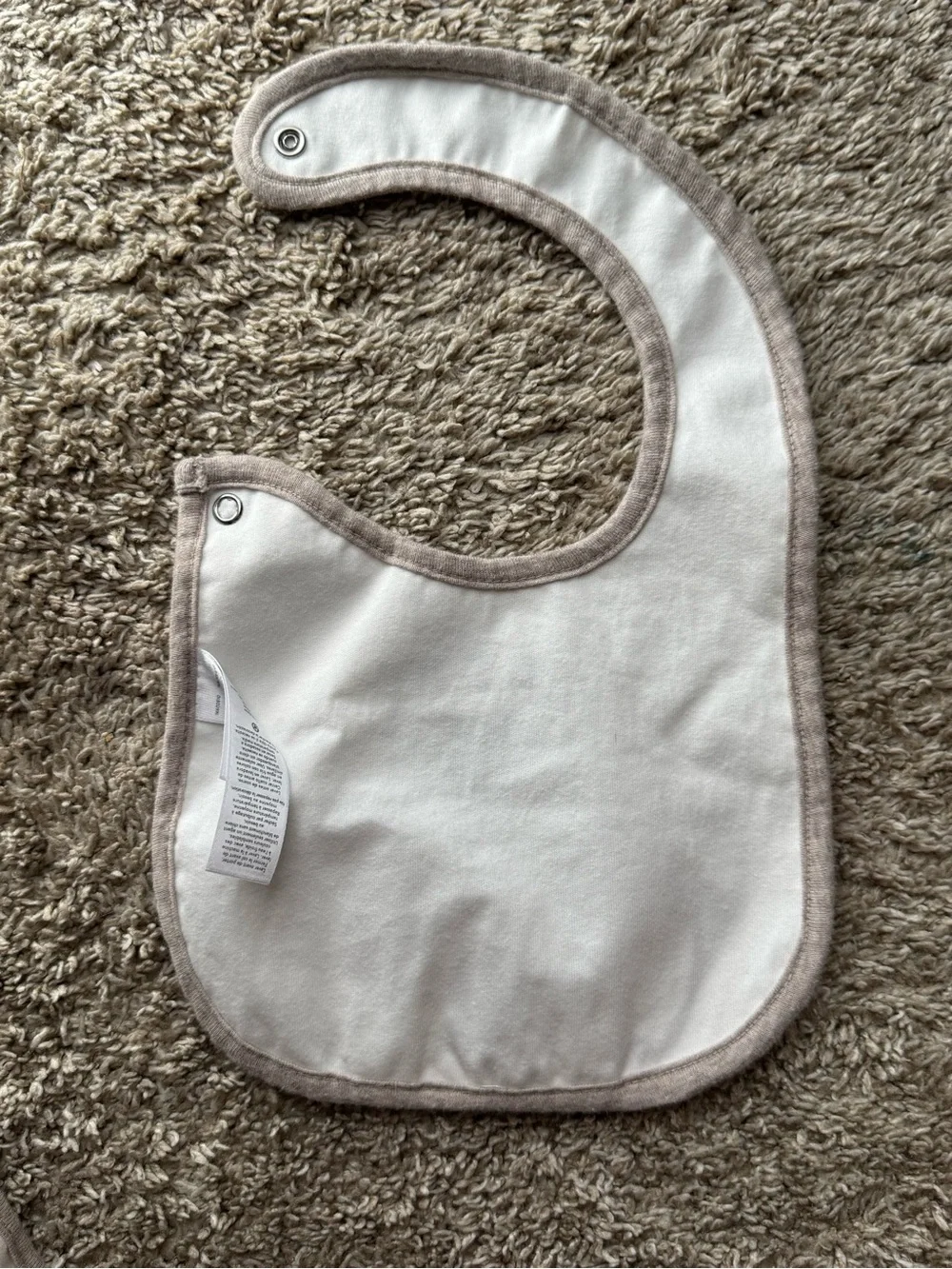 Carter’s Child of Mine Baby Bib Set Brown Neutral Puppy Daddy Mommy 3 Pack OS
